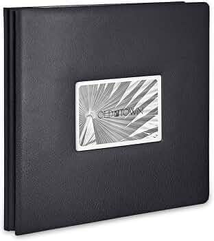 値下げMade in U.S.A. catalog & Scrapbook Amazon.com: Old Town Bonded Leather Photo Album, Large